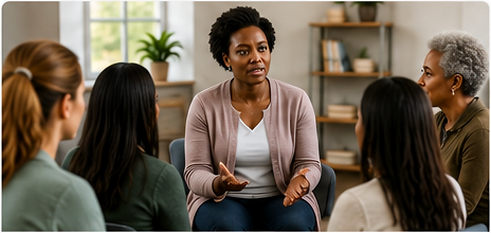 A supportive counseling conversation